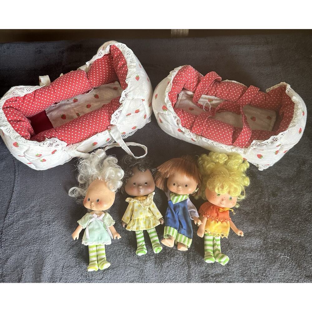 Vintage Strawberry Shortcake Friends Lot 1979 1981 Dolls